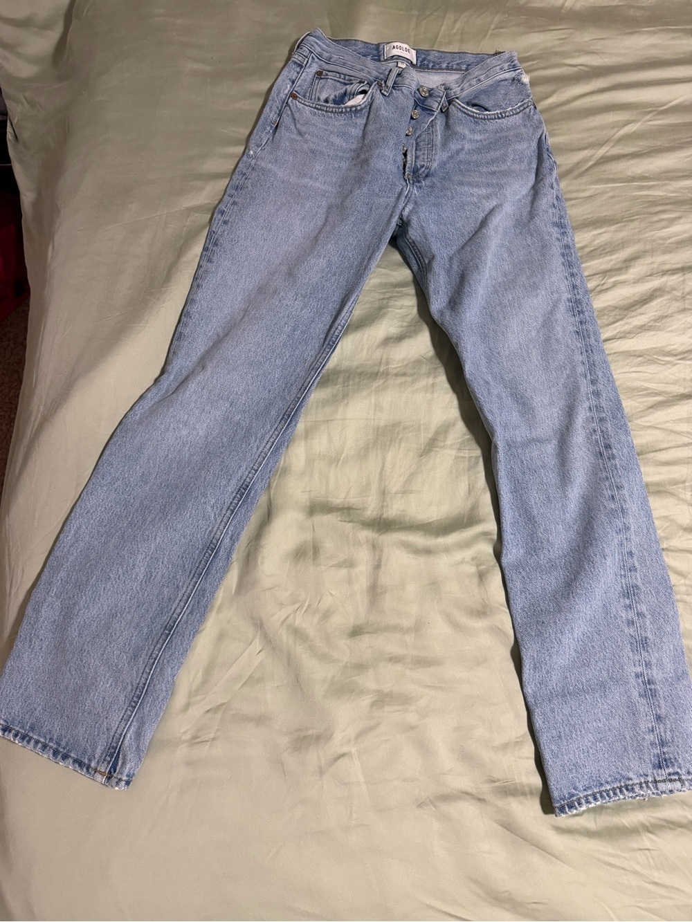 Agolde relaxed Light Blue women Jeans- Lana